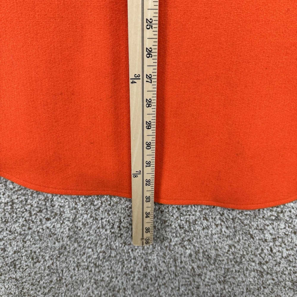 Vintage Woolrich Shirt Jacket Men's 2XL XXL Blaze Orange Button Up Hunting Wool - Picture 9 of 10